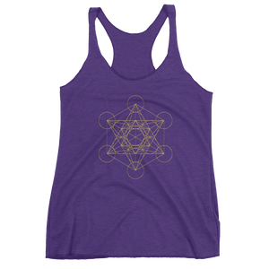 Metatrons Cube: Women's Racerback Tank